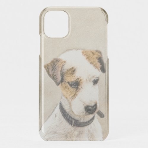 Parson Jack Russell Terrier Painting _ Dog Art iPhone 11 Case