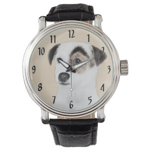 Parson Jack Russell Terrier Painting - Dog Art Watch
