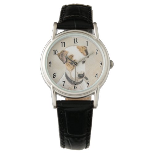 Parson Jack Russell Terrier Painting _ Dog Art Watch