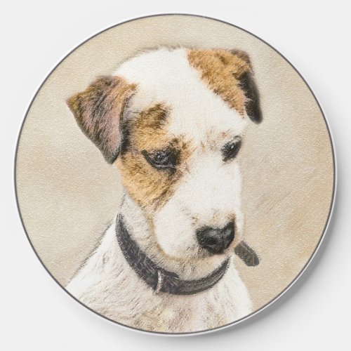 Parson Jack Russell Terrier Painting _ Dog Art Wireless Charger