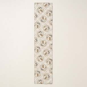 Parson Jack Russell Terrier Painting Pet Dog Art Scarf