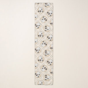 Parson Jack Russell Terrier Painting Pet Dog Art Scarf