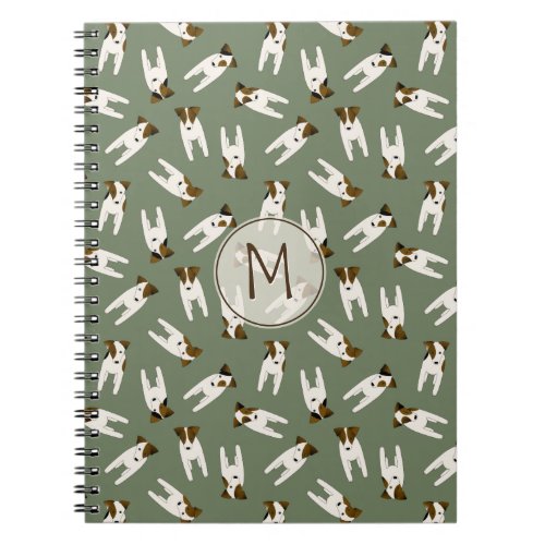 jack russells pattern notebook