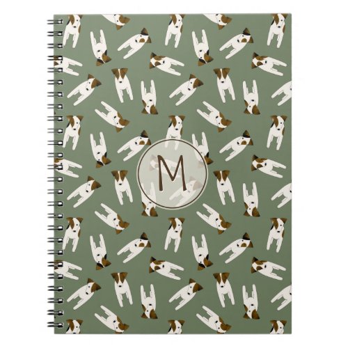 Parson  Jack Russell Terrier sage or ANY color Notebook