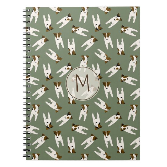 Parson / Jack Russell Terrier sage or ANY color Notebook