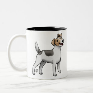 Parson Jack Russell Terrier Two-Tone Coffee Mug