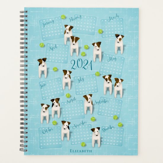 Parson Jack Russell Terriers 2021 calendar Planner