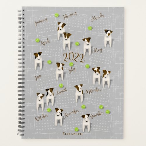 Parson Jack Russell Terriers 2022 calendar Planner