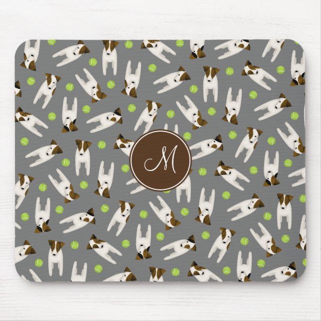 Parson Jack Russell Terriers pattern ANY color Mouse Pad (Front)