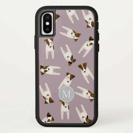 Parson Jack Russell Terriers pattern iPhone X Case