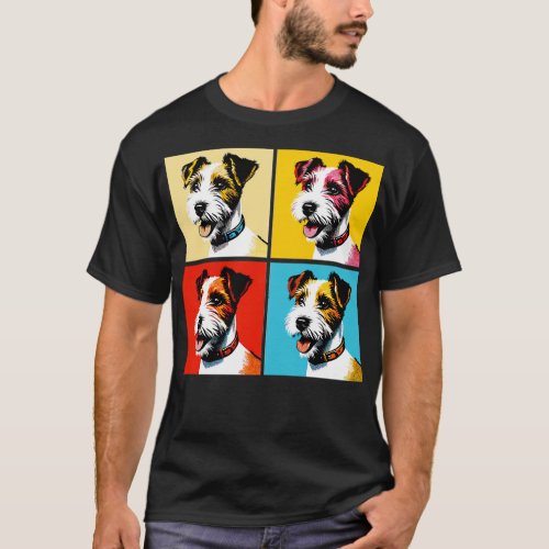 Parson Russell Terrier Art Dog Lovers T_Shirt