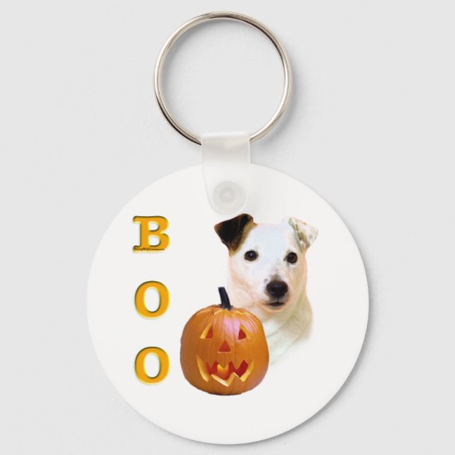 Parson Russell Terrier Boo Keychain (Front)