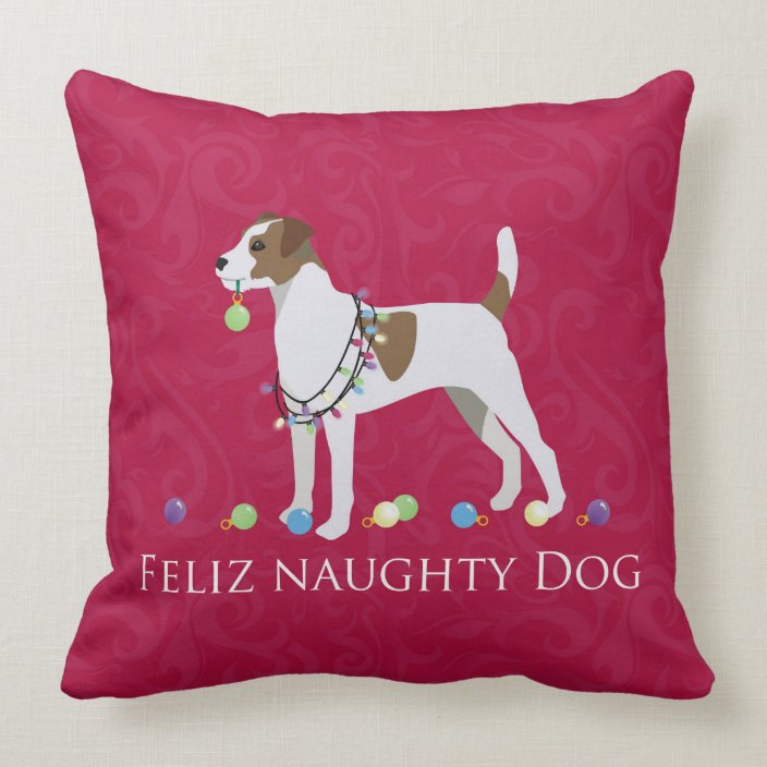 feliz naughty dog pillow