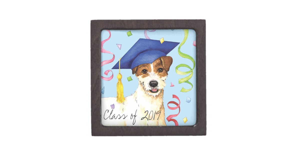 Parson Russell Terrier Graduate Gift Box Zazzle