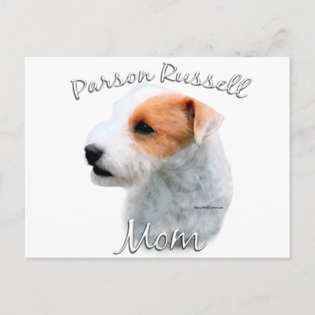 Parson Russell Terrier Mom 2 Postcard (Front)