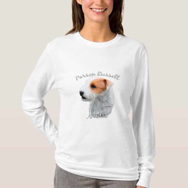 Parson Russell Terrier Mom 2 T-Shirt (Front)