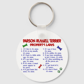 PARSON RUSSELL TERRIER Property Laws 2 Keychain