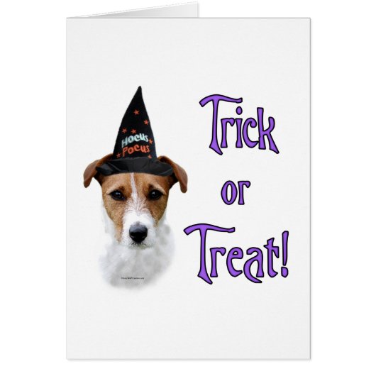 Parson Russell Terrier Trick Cards (Front)