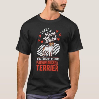 Parson Russell Terrier Valentine's Day Parson Russ T-Shirt