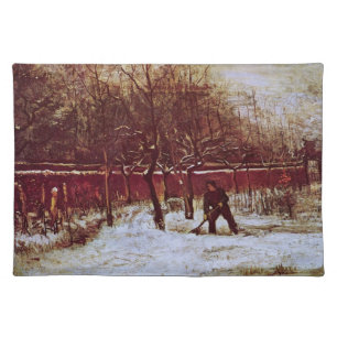 Parsonage Garden at Nuenen by Vincent van Gogh Cloth Placemat