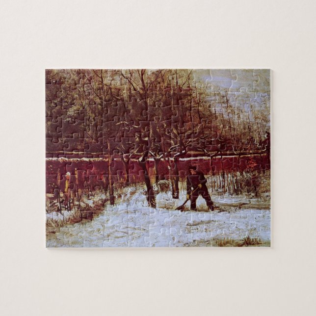 Parsonage Garden at Nuenen by Vincent van Gogh Jigsaw Puzzle (Horizontal)