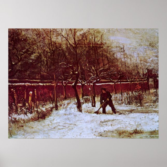 Parsonage Garden at Nuenen by Vincent van Gogh Poster (Front)