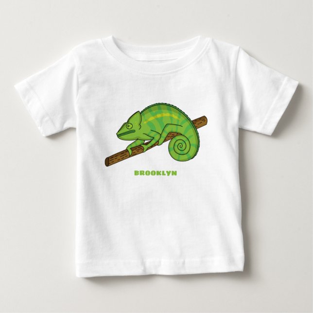 Parson's chameleon illustration  baby T-Shirt (Front)