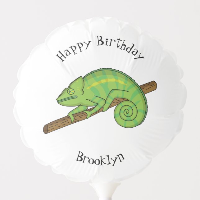 Parson's chameleon illustration balloon (Front)