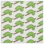 Parson's chameleon illustration fabric