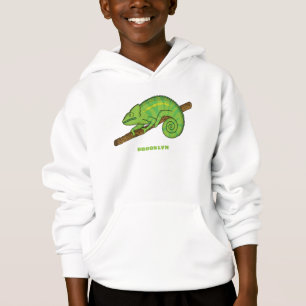 Parson's chameleon illustration hoodie