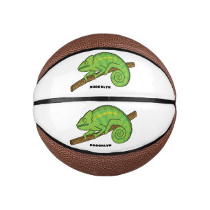 Parson's chameleon illustration mini basketball