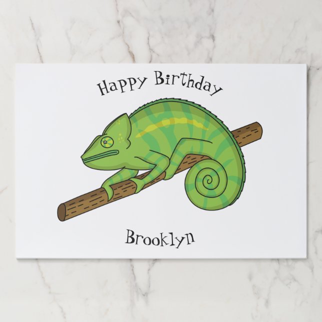 Parson's chameleon illustration paper pad (Front)