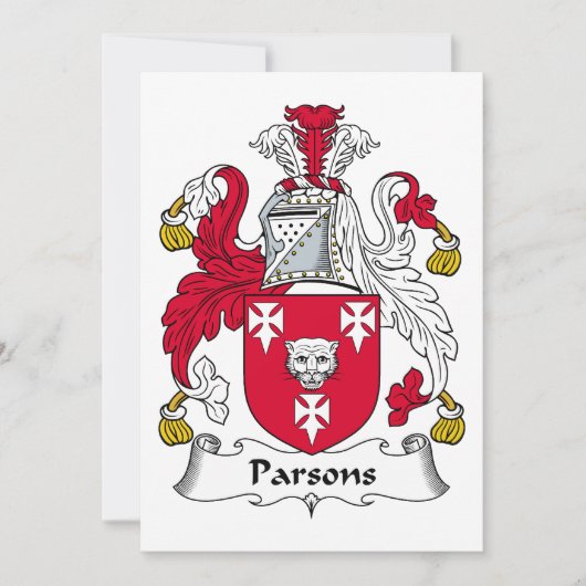 Parsons Family Crest (Front)