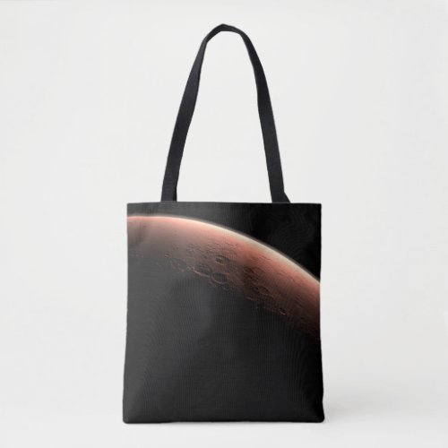 Part Of Mars At The Boundary Of Light And Dark Tote Bag
