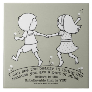 Part of My Life Ceramic Tile