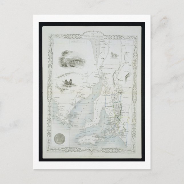 Part of South Australia, from a Series of World Ma Postcard (Front)