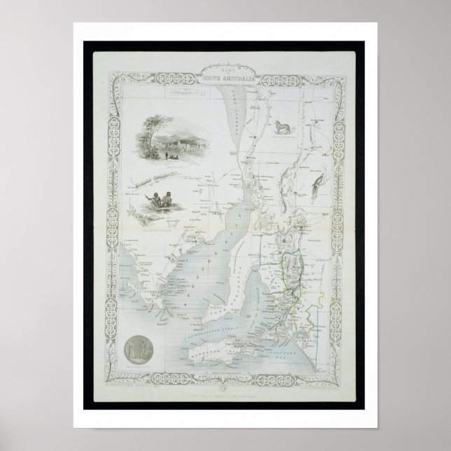 Part of South Australia, from a Series of World Ma Poster (Front)