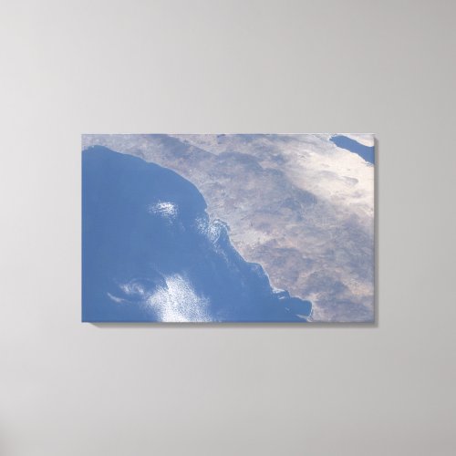 Part of southern California as seen from space Canvas Print