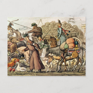 Part of the Allies Entering Paris Postcard