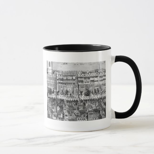 Part of the Coronation Procession Mug (Right)