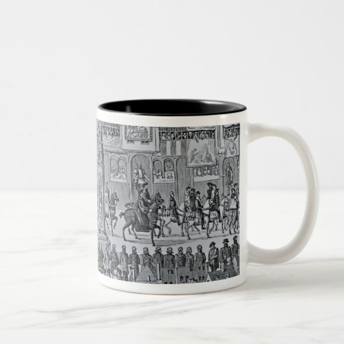 Part of the Coronation Procession of Edward VI Two_Tone Coffee Mug
