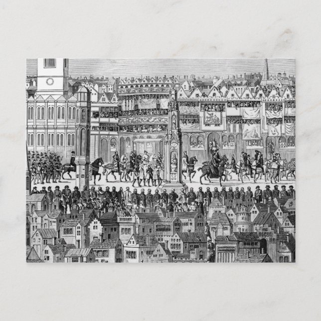 Part of the Coronation Procession Postcard (Front)
