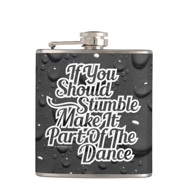 Part Of The Dance Hip Flask (Front)