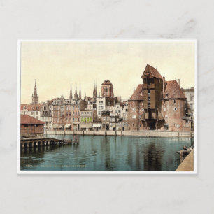 Part of the Kranthor, Danzig, West Prussia, German Postcard