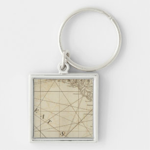 Part of the provinces of Costa Rica and Nicaragua Keychain