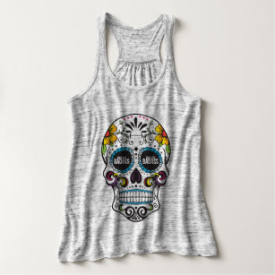 sugar skull tank top