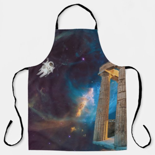 Parthenon Acropolis Greece Meets Space Apron