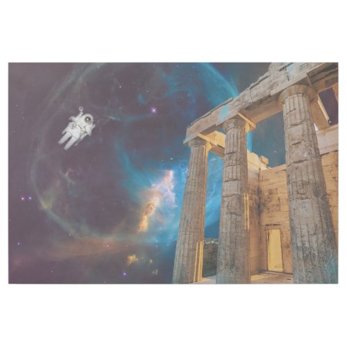 Parthenon Acropolis Greece Meets Space Gallery Wrap