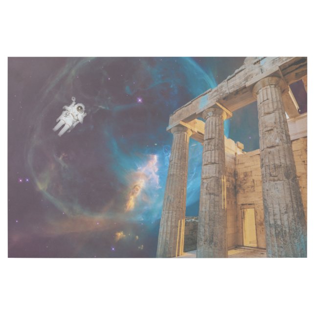 Parthenon Acropolis Greece Meets Space Gallery Wrap (Front)