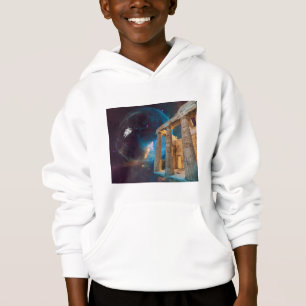 Parthenon Acropolis Greece Meets Space Hoodie